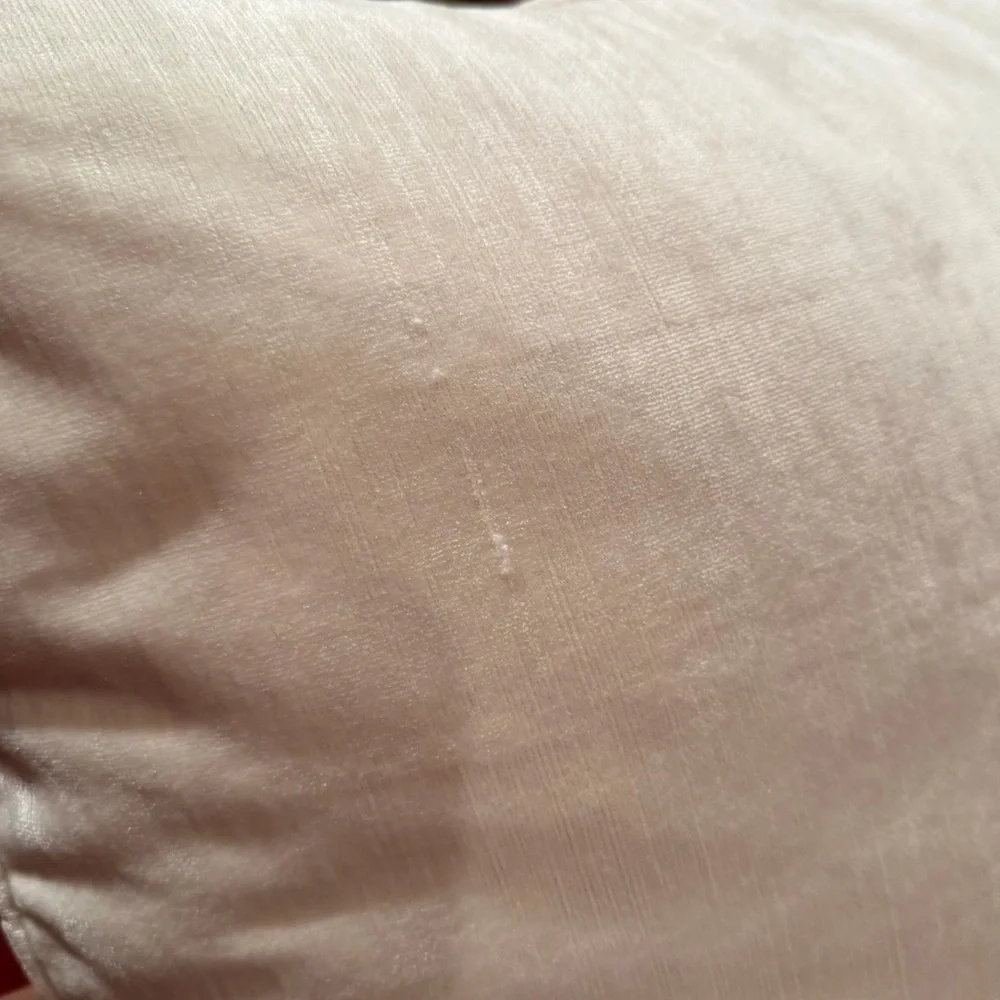 Set of Two Velvet Ivory PILLOW COVERS - 26x26